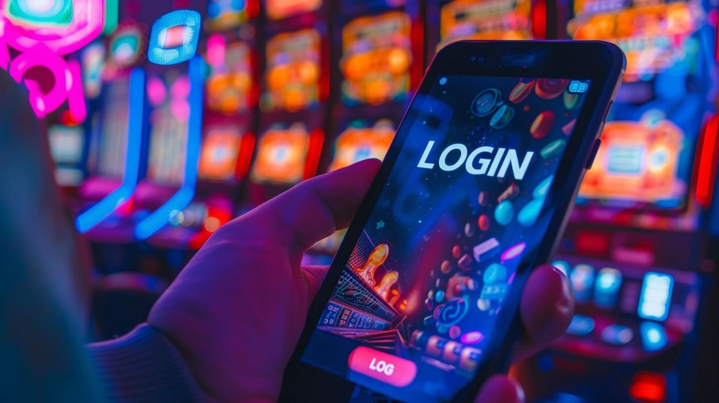 Antarmuka aplikasi mobile bocil 288 menampilkan menu sportsbook, live dealer, dan slot games dengan ikon navigasi yang jelas